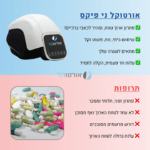 אורטוקל ני פיקס פרימיום - מכשיר מסאג' מקצועי להקלה ארוכת טווח בכאבי ברכיים ב15 דקות שימוש ביום