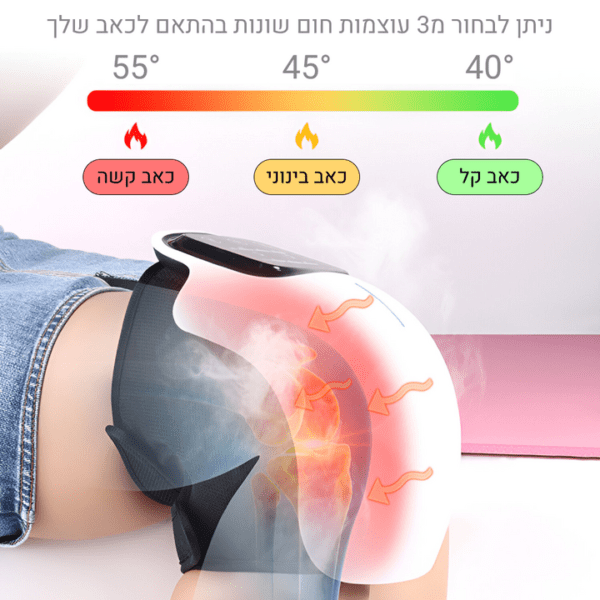 אורטוקל ני פיקס פרימיום - מכשיר מסאג' מקצועי להקלה ארוכת טווח בכאבי ברכיים ב15 דקות שימוש ביום