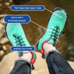 נטורל פרוטקשן פרו מקס - נעלי יחפנים אורטופדיות להקלת כאבי רגליים וברכיים