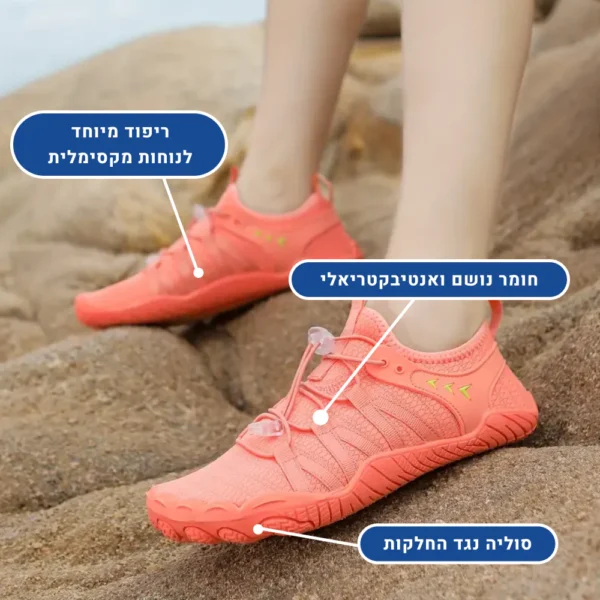 ברפוט דלוקס - נעלי יחפנים אורטופדיות להקלת כאב