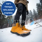 ווינטר טראוול סופורט - מגפי יחפנים אורטופדיות להקלת כאבי רגליים והליכה טבעית גם בחורף